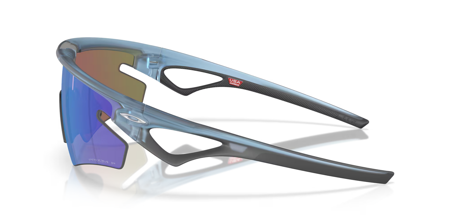 OAKLEY SPHAERA SLASH Matt läpinäkyvä kivi lasit Prizm Sapphire Pol linssi