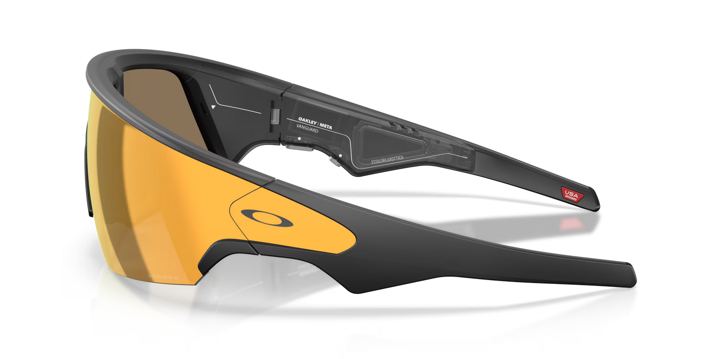 OAKLEY VANGUARD META -lasit Musta Prizm 24K -lasi