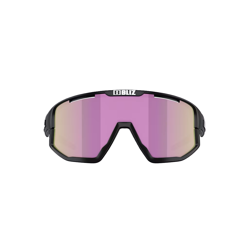 BLIZ FUSION SMALL Aurinkolasit Musta Matt Pink Brown linssi
