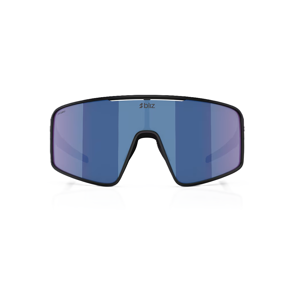 BLIZ P001 Matt Black Irdium Blue suojalasit Musta Irdium Blue suojalasit