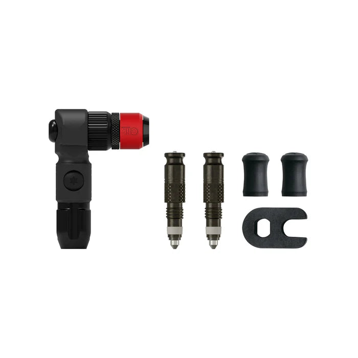 LEZYNE CLICK Pump Tip Kit, jossa on 2 CLIK-venttiiliydintä.