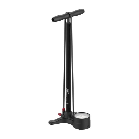 LEZYNE SPORT FLOOR DRIVE -jalkapumppu musta