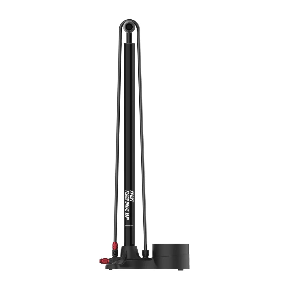 LEZYNE SPORT FLOOR DRIVE -jalkapumppu musta