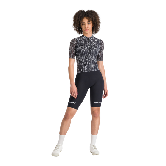 Naisten SPORTFUL G-SUIT lyhythihainen musta/valkoinen