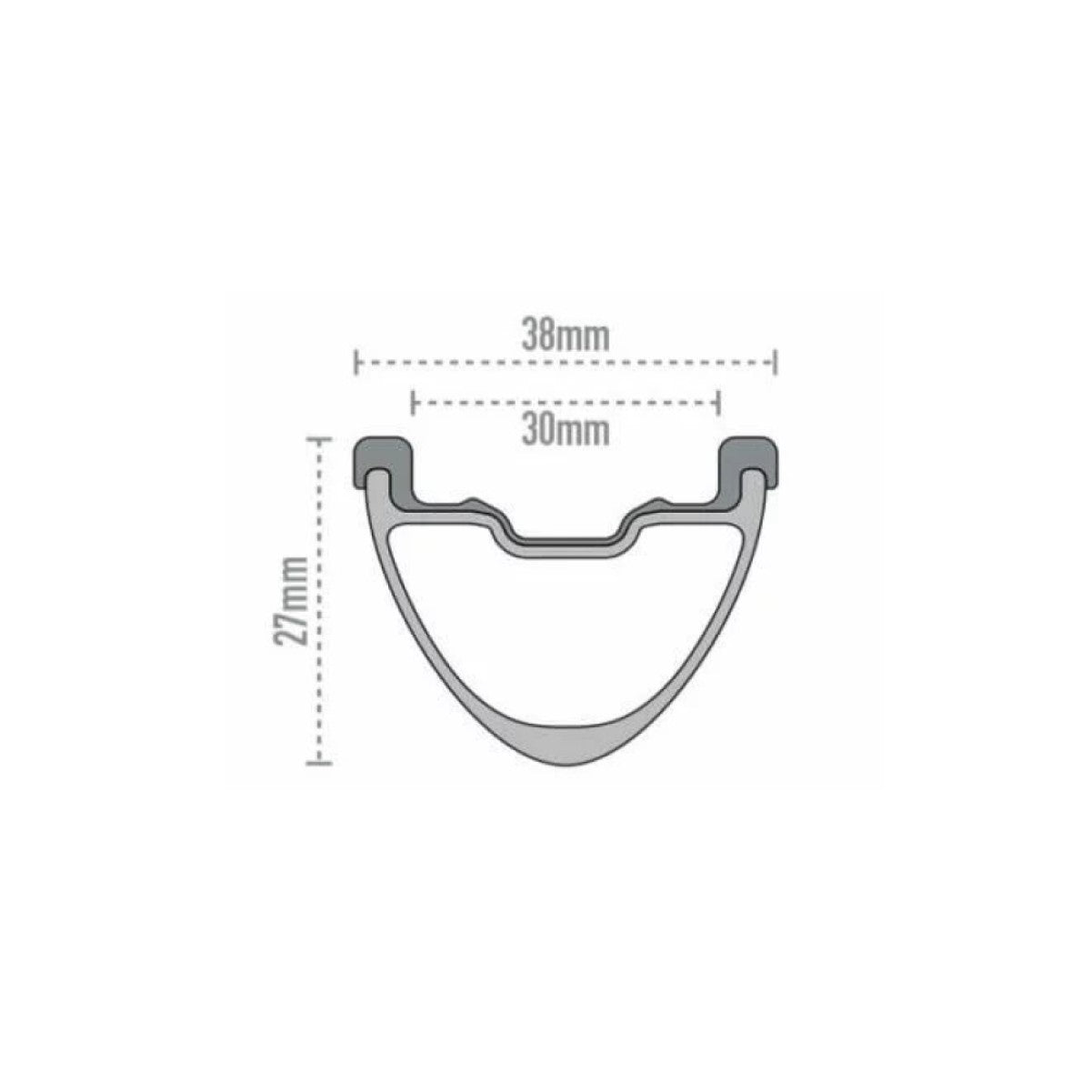 Pari ENVE M730 HYDRA 29" hiilipyöriä 15x110/12x148mm Boost 6 reikä musta