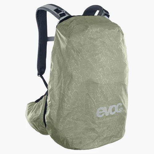 EVOC TRAIL PRO 16L -reppu selkätuella, harmaa