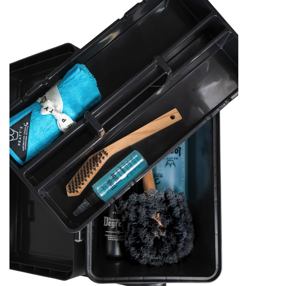 Täydellinen polkupyörän puhdistussarja PEATY'S COMPLETE BICYCLE CLEANING KIT