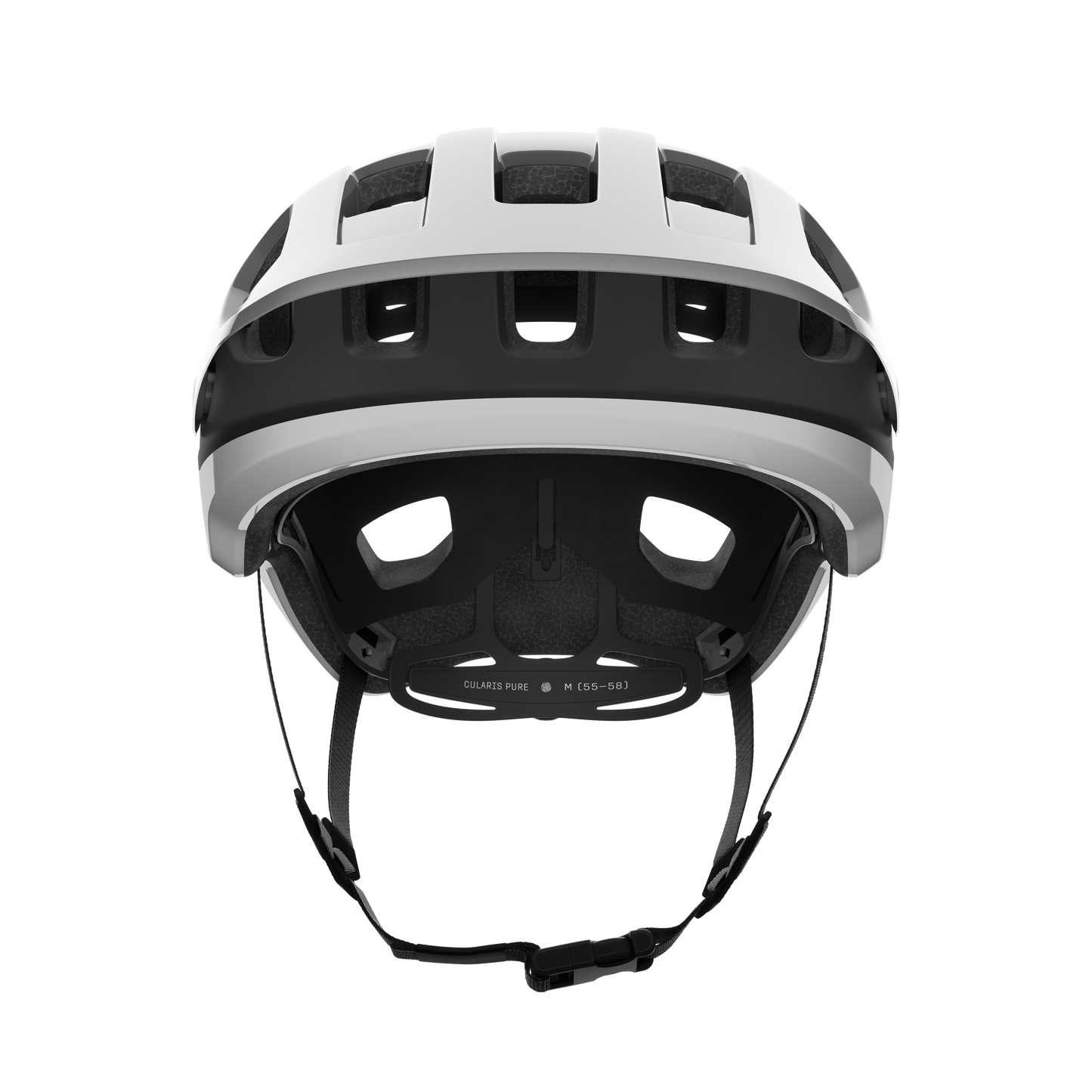 POC CULARIS PURE MTB-kypärä Valkoinen/Musta Matto