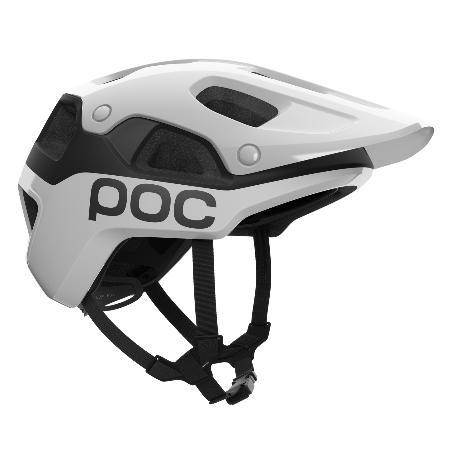 POC CULARIS PURE MTB-kypärä Valkoinen/Musta Matto