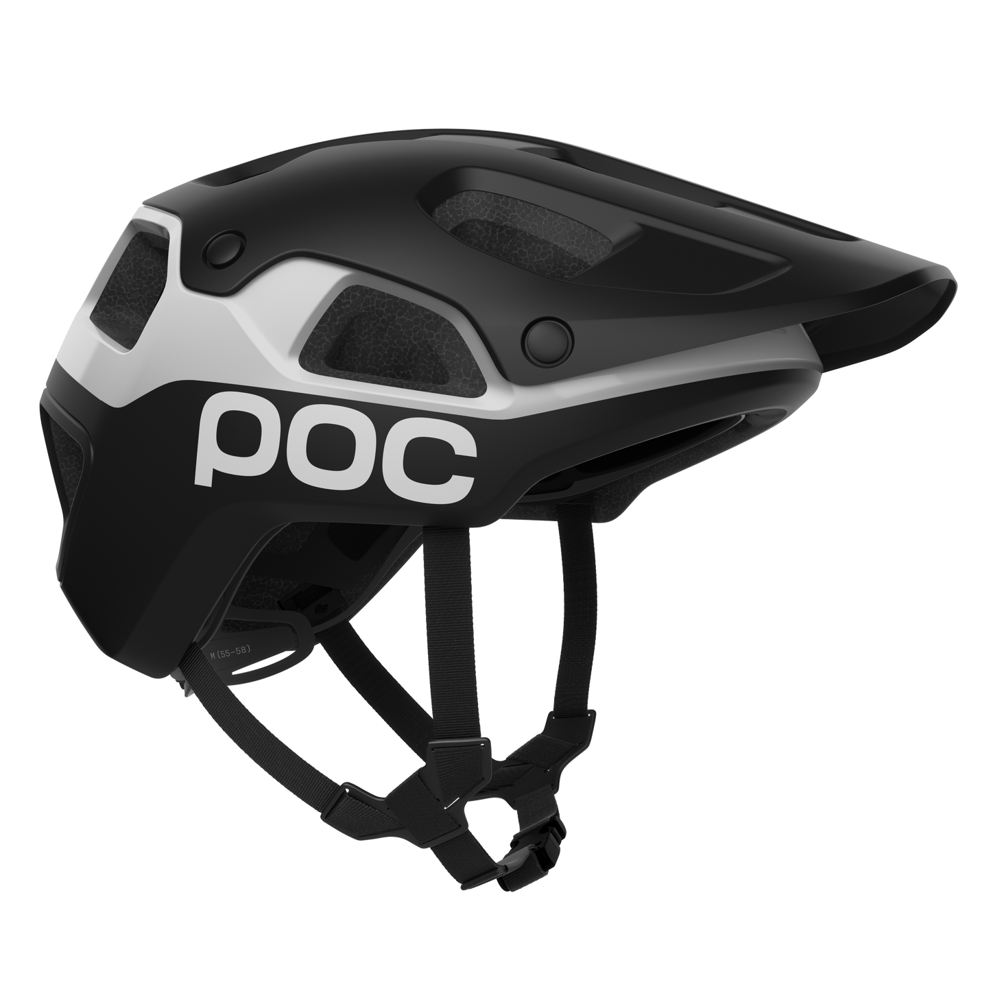POC CULARIS PURE MTB-kypärä Musta/Valkoinen Matt