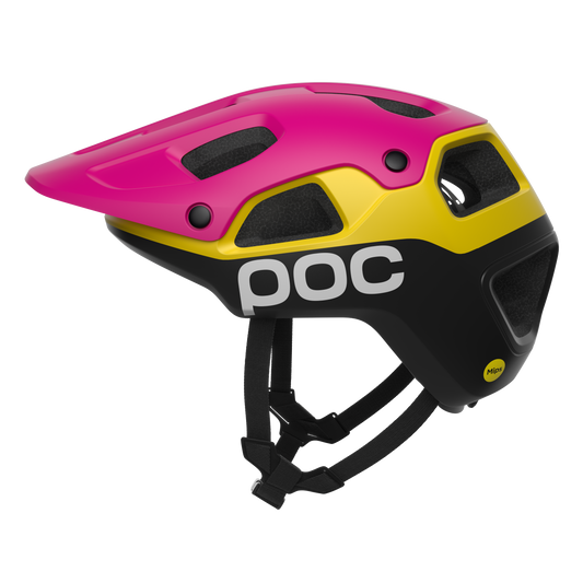 POC CULARIS PURE MTB-kypärä Punainen/Keltainen