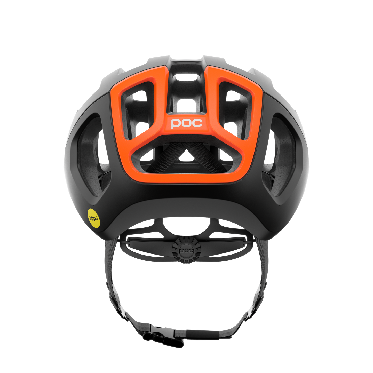 POC VENTRAL AIR MIPS Road kypärä Musta/Orange Fluo Matt