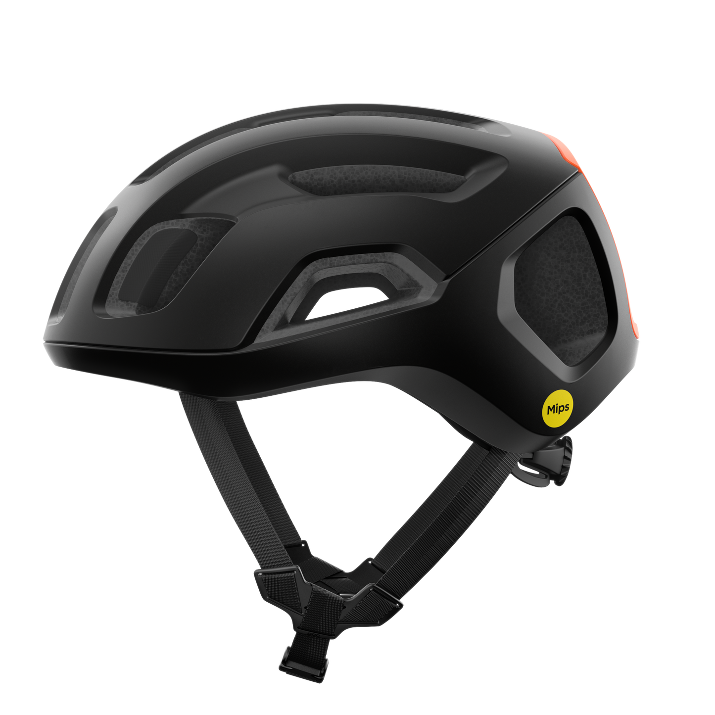 POC VENTRAL AIR MIPS Road kypärä Musta/Orange Fluo Matt