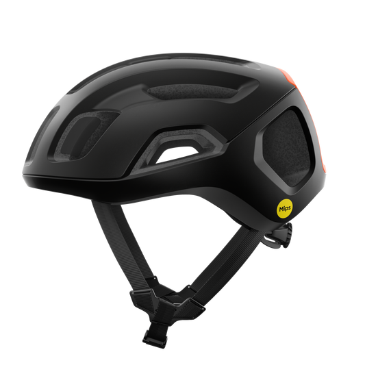 POC VENTRAL AIR MIPS Road kypärä Musta/Orange Fluo Matt