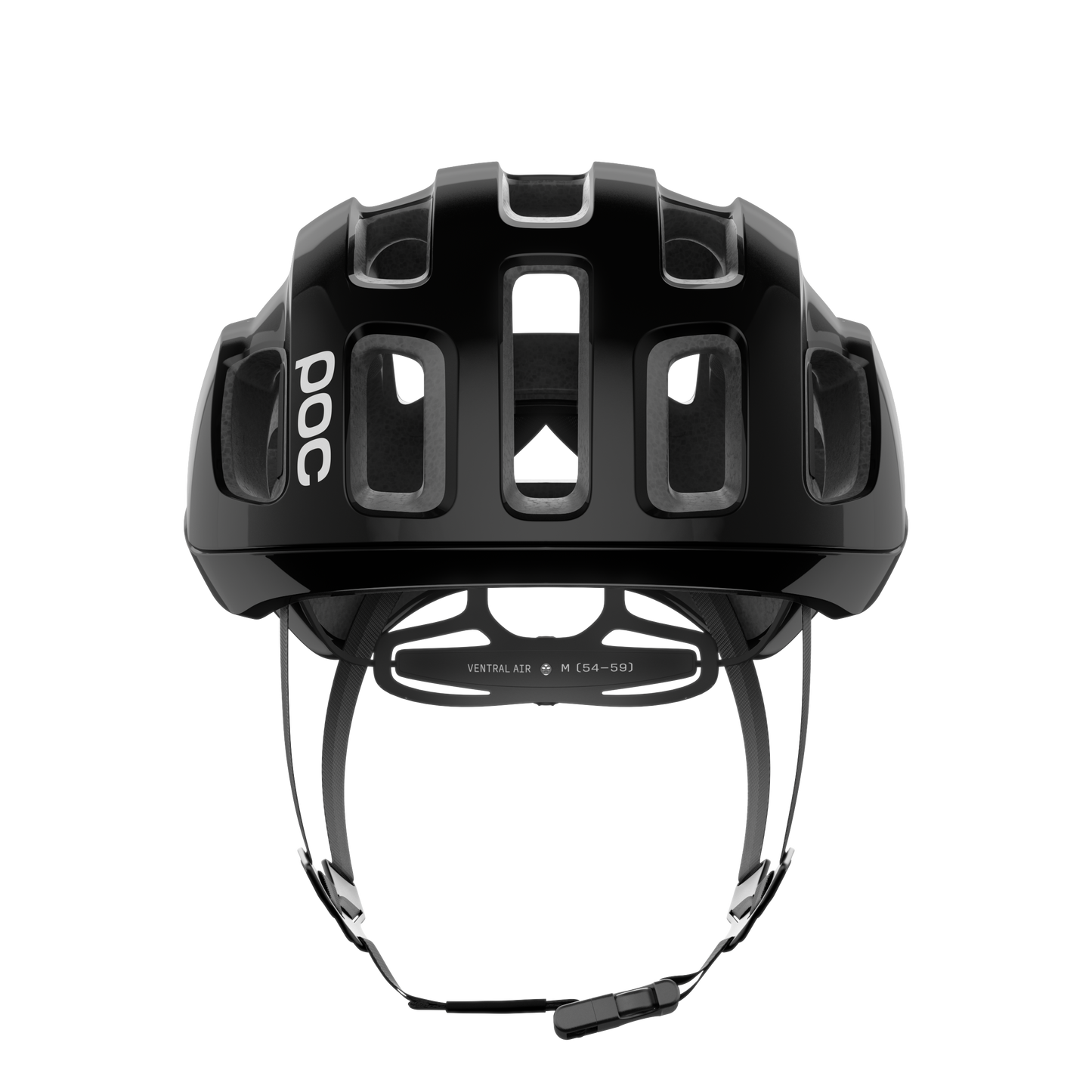 POC VENTRAL AIR MIPS Logo Road kypärä Musta/valkoinen Matt
