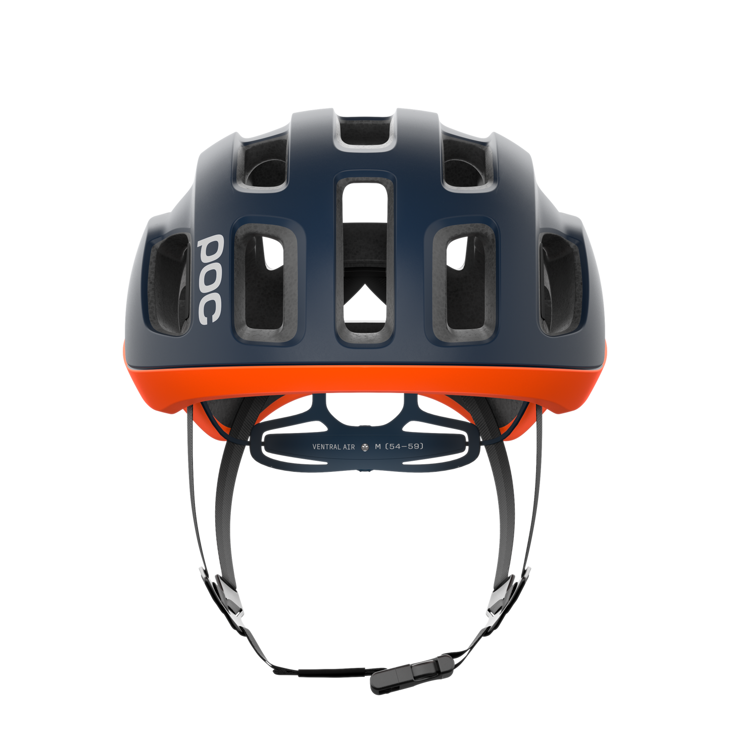 POC VENTRAL AIR MIPS Road kypärä Navy/Orange/Valkoinen Matt