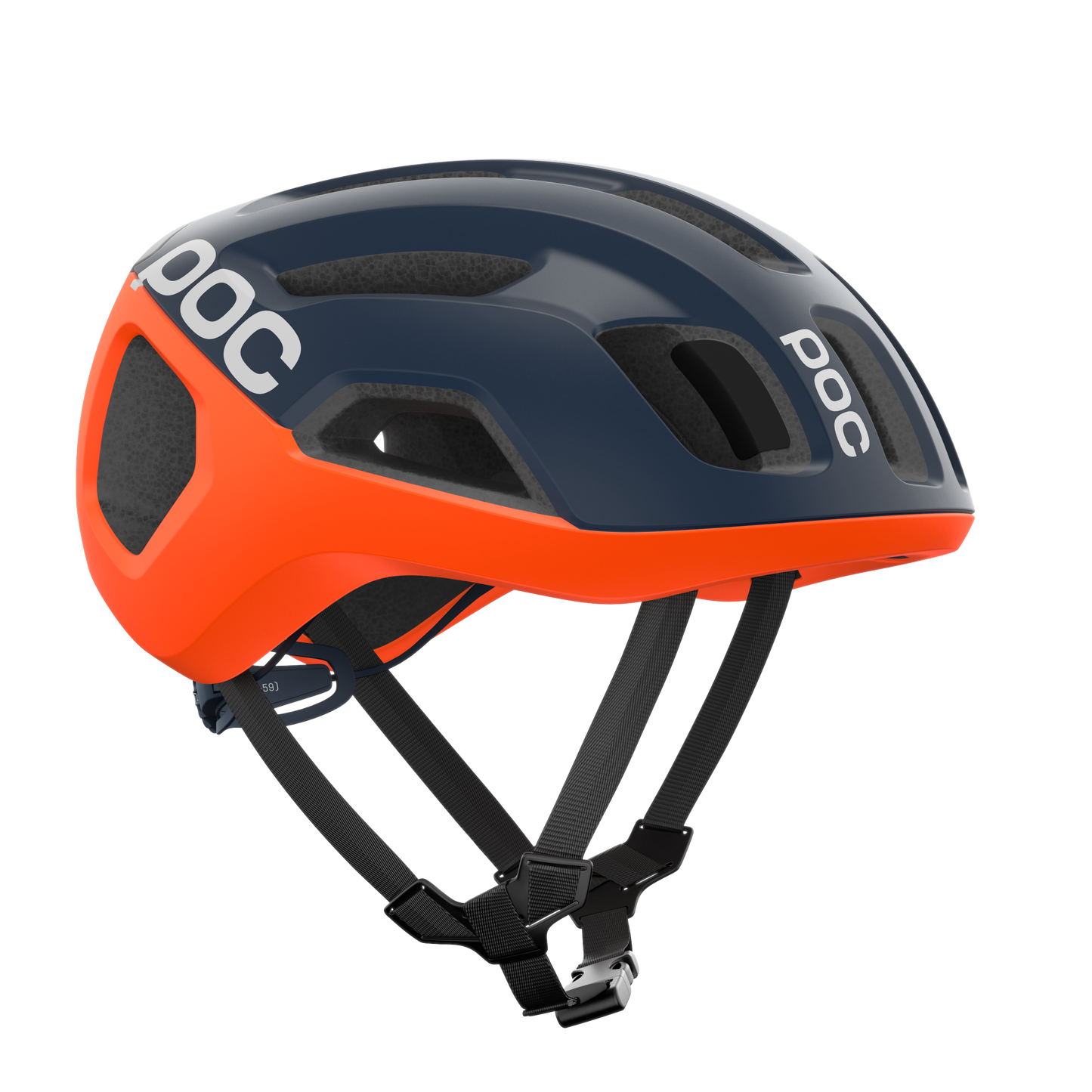 POC VENTRAL AIR MIPS Road kypärä Navy/Orange/Valkoinen Matt