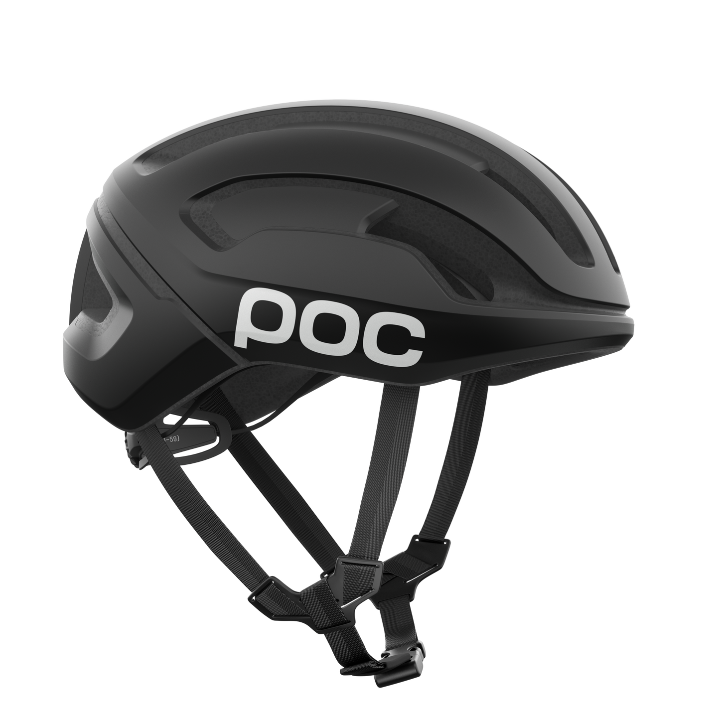 POC OMNE AIR MIPS Logo Road kypärä Musta matta/valkoinen