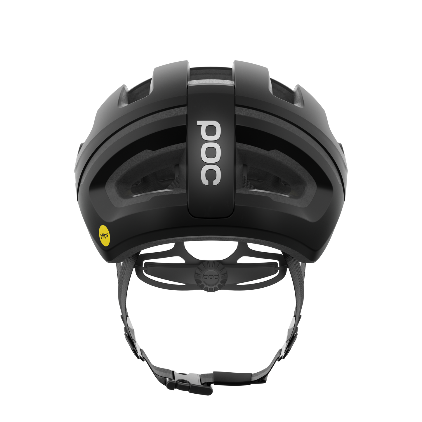 POC OMNE AIR MIPS Logo Road kypärä Musta matta/valkoinen