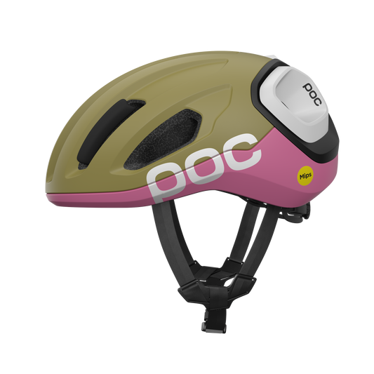 POC AMIDAL MIPS Road kypärä Khaki/Matt Pinkki