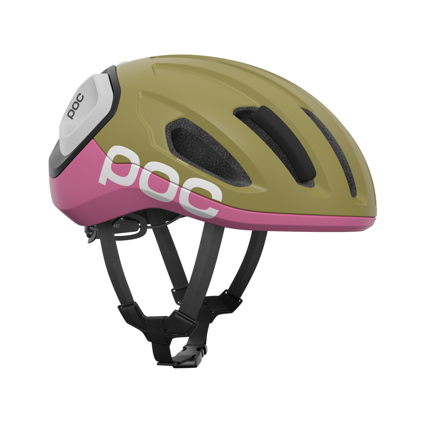 POC AMIDAL Road kypärä Khaki/Rose Matt