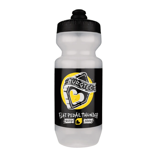 BURGTEC GUZZLE Flat Pedal Thunder Bottle läpinäkyvä läpinäkyvä