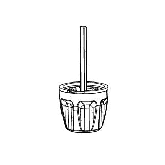 Liipaisimen säätönuppi ROCKSHOX DOMAIN B (2022+) haarukoille #11.4018.082.031