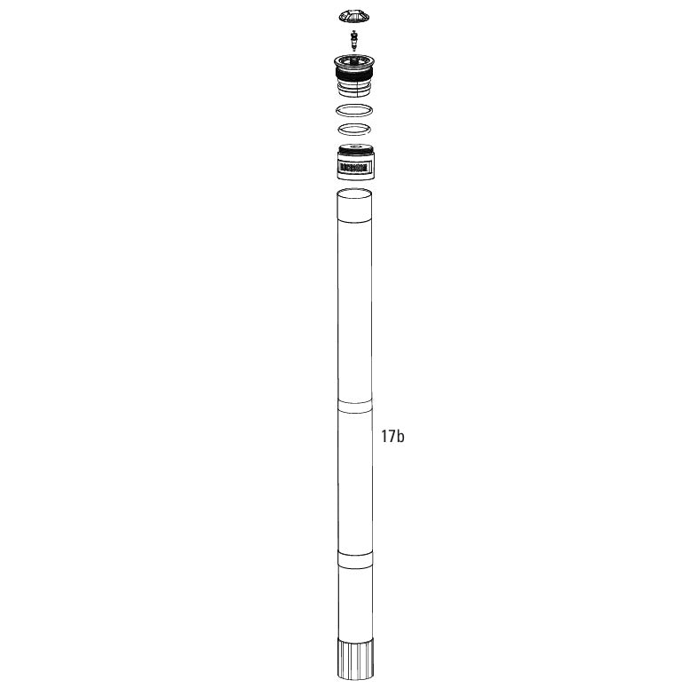 Mäntäsarja ROCKSHOX BOXXER D1 haarukkaan (2024+)