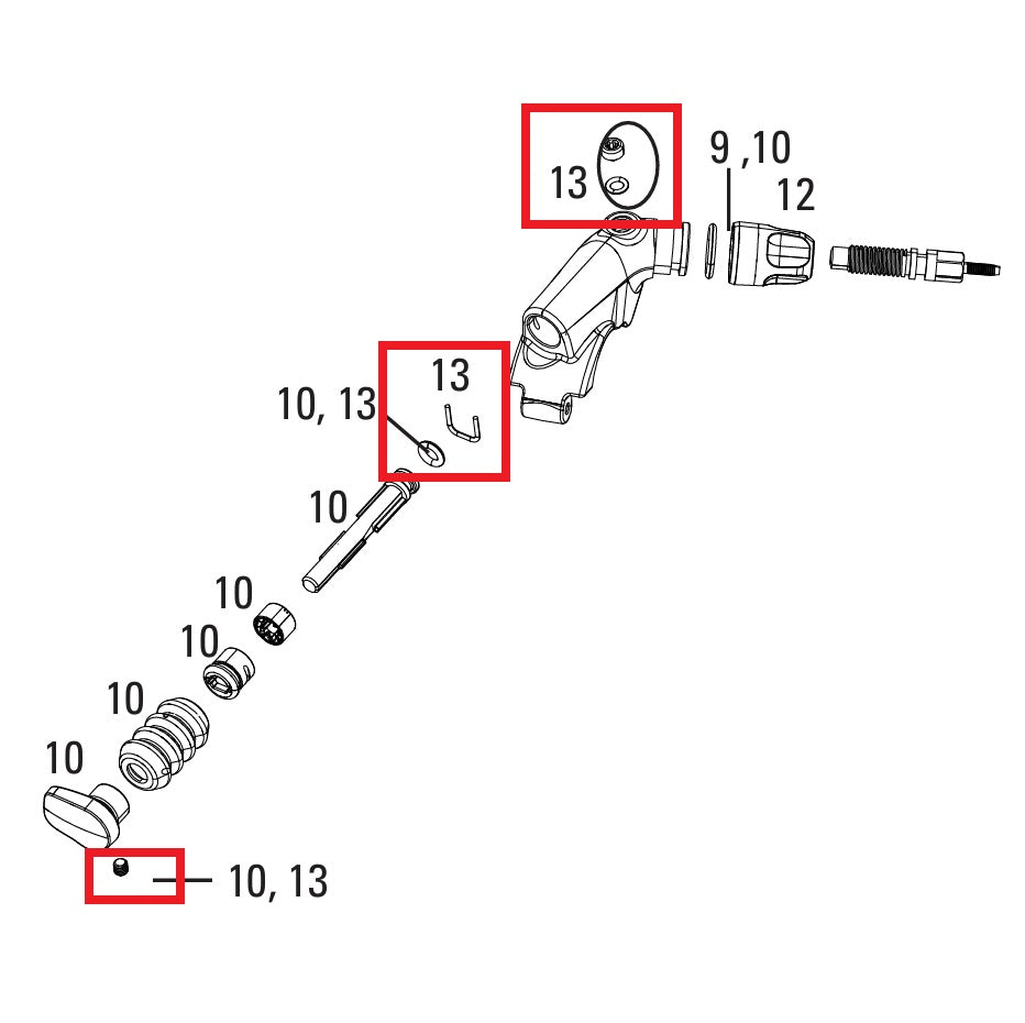 Kauko-huoltosarja ROCKSHOX SID/REVELATION XLOC