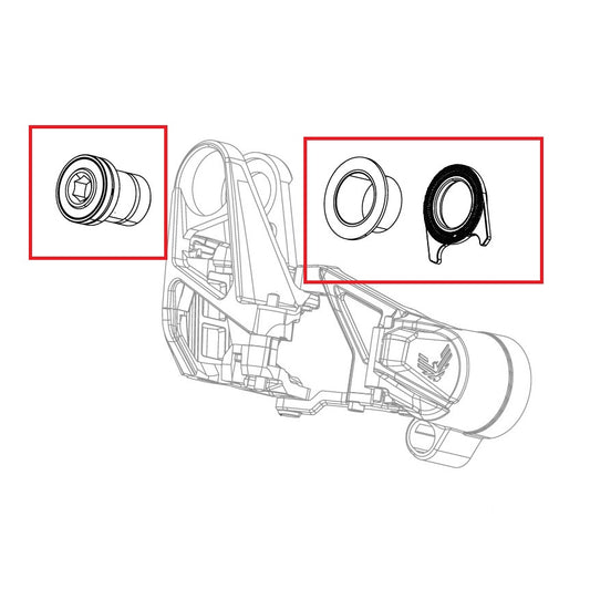 SRAM XX T-TYPE EAGLE AXS -vaihteiston kiinnitysruuvisarja