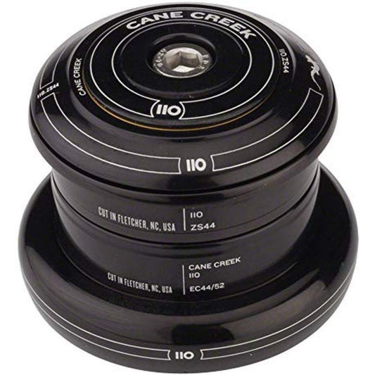 Ohjausarja CANE CREEK 110 Tapered , 1 1/8"-1.5", ZS44/28.6/H8 | EC44/40, lyhyt, musta