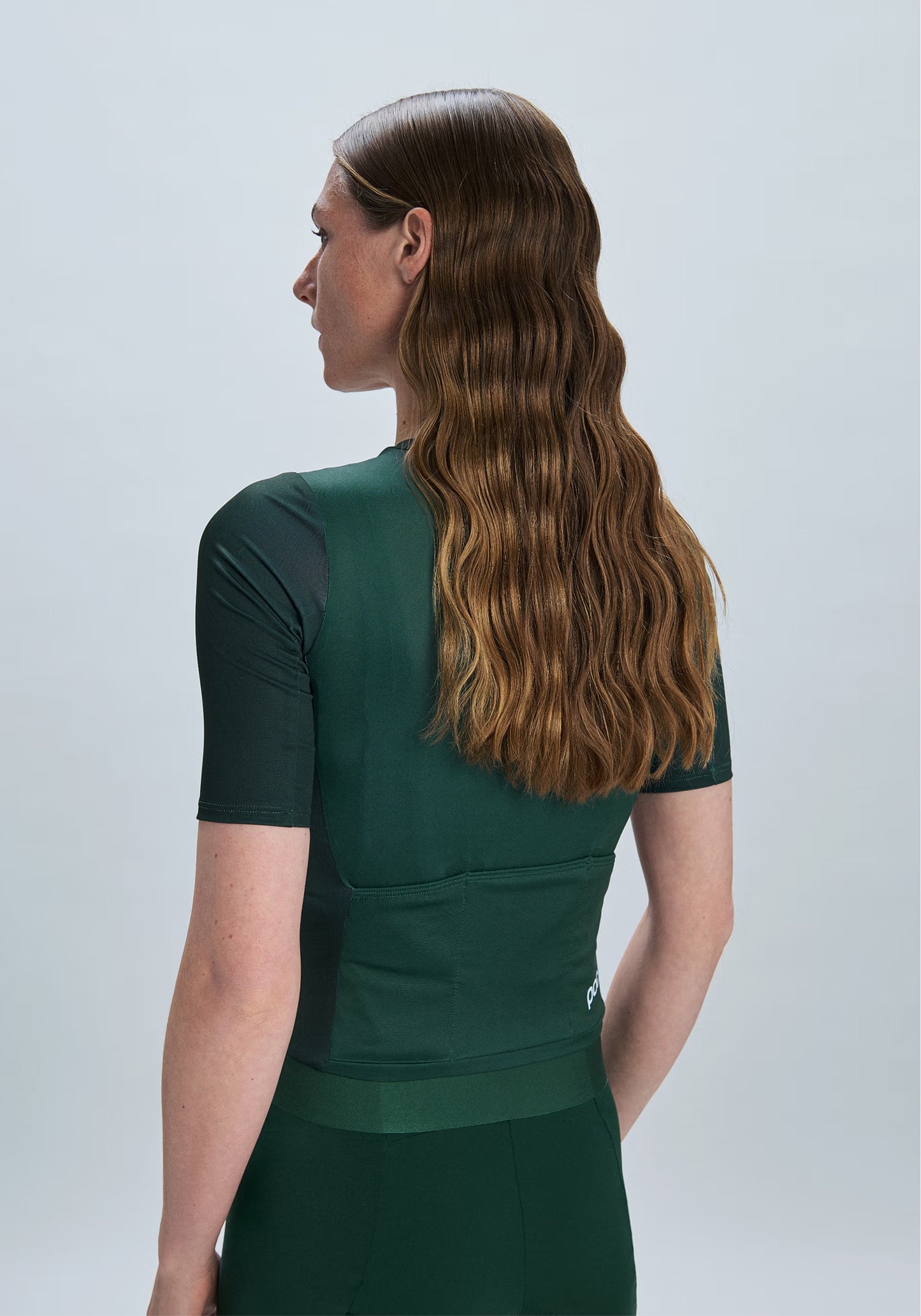 POC CADENCE Naisten lyhythihainen Jersey vihreä