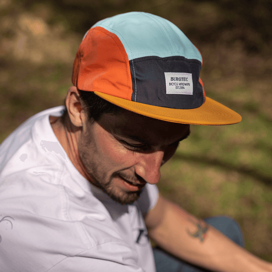 BURGTEC ARCADE FIVE PANEL -lippalakki, sinappinkeltainen