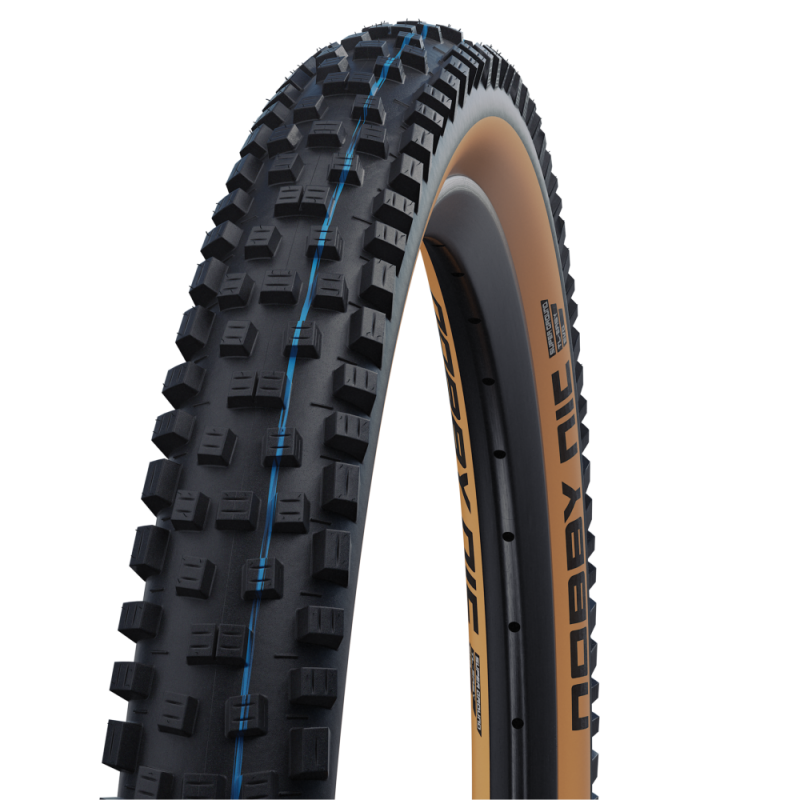 SCHWALBE NOBBY NIC 29x2.40 ADDIX SPEEDGRIP SUPERRACE Tubeless Soft Musta/ruskea rengas