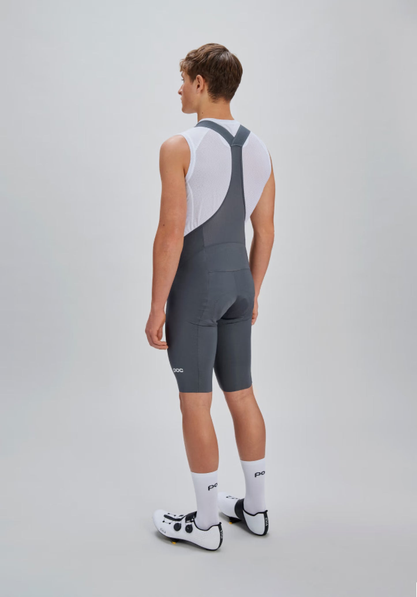 POC RACEDAY Bib Short harmaa
