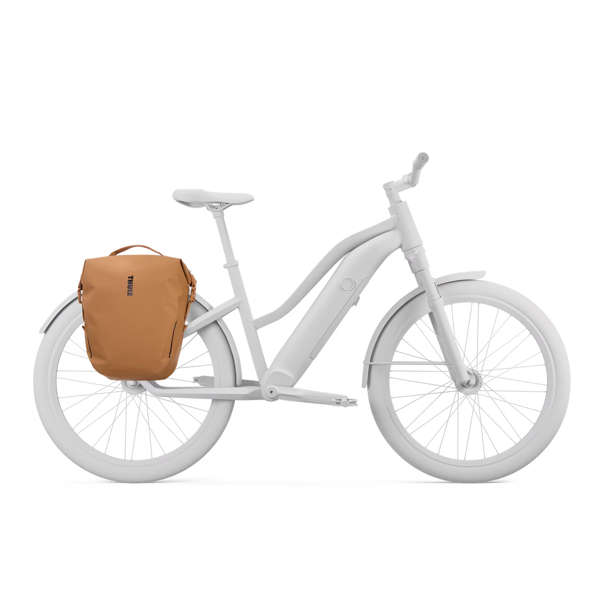 Pari THULE SHIELD matkalaukkua, joissa on lukitus 22 L oranssi väri