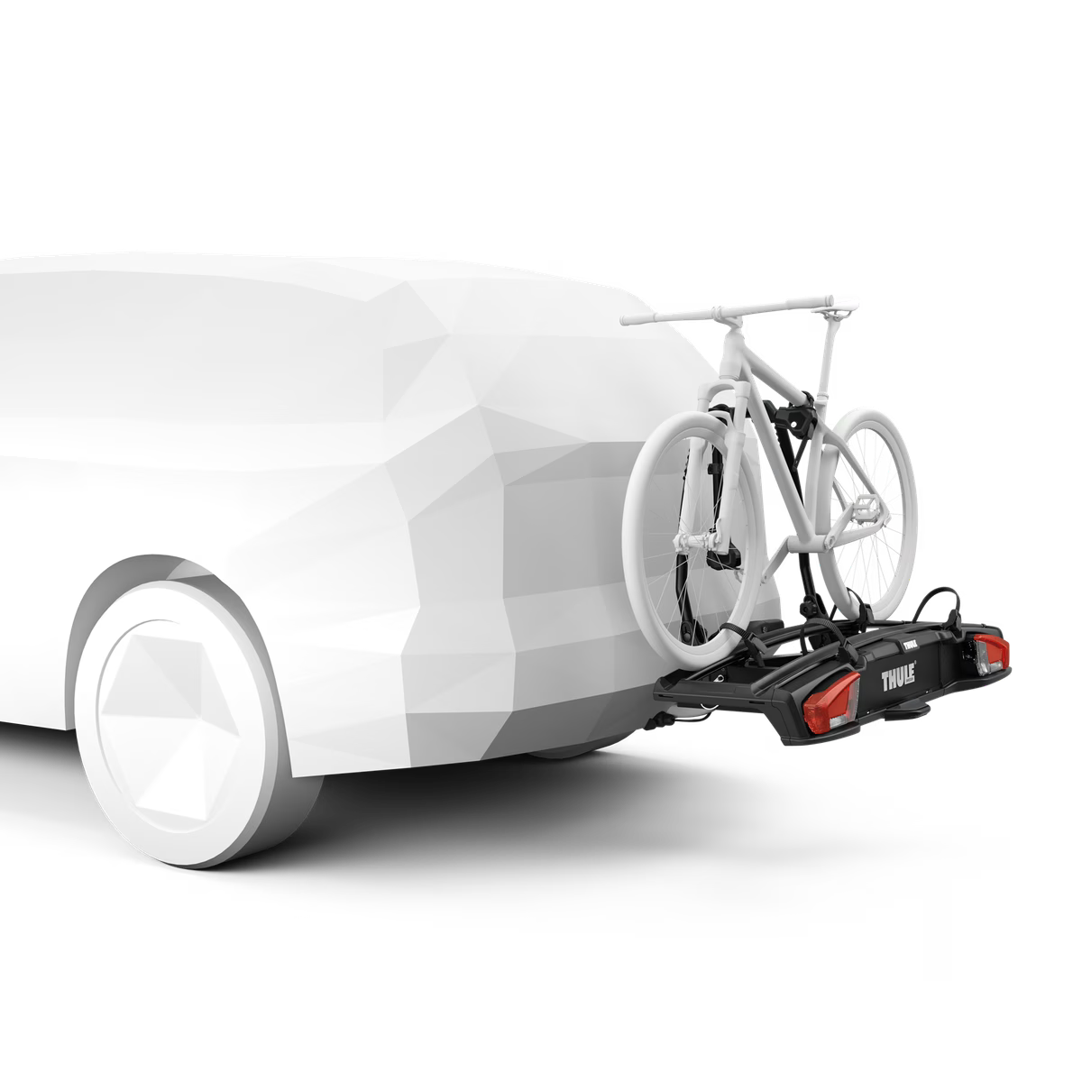 THULE VELOSPACE 3 2 Pyöräteline vetokoukussa