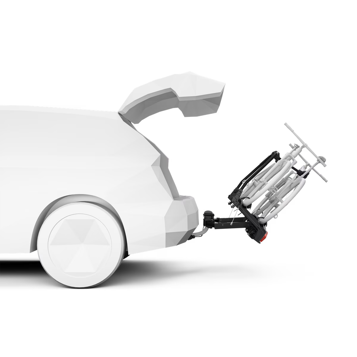 THULE VELOSPACE 3 2 Pyöräteline vetokoukussa