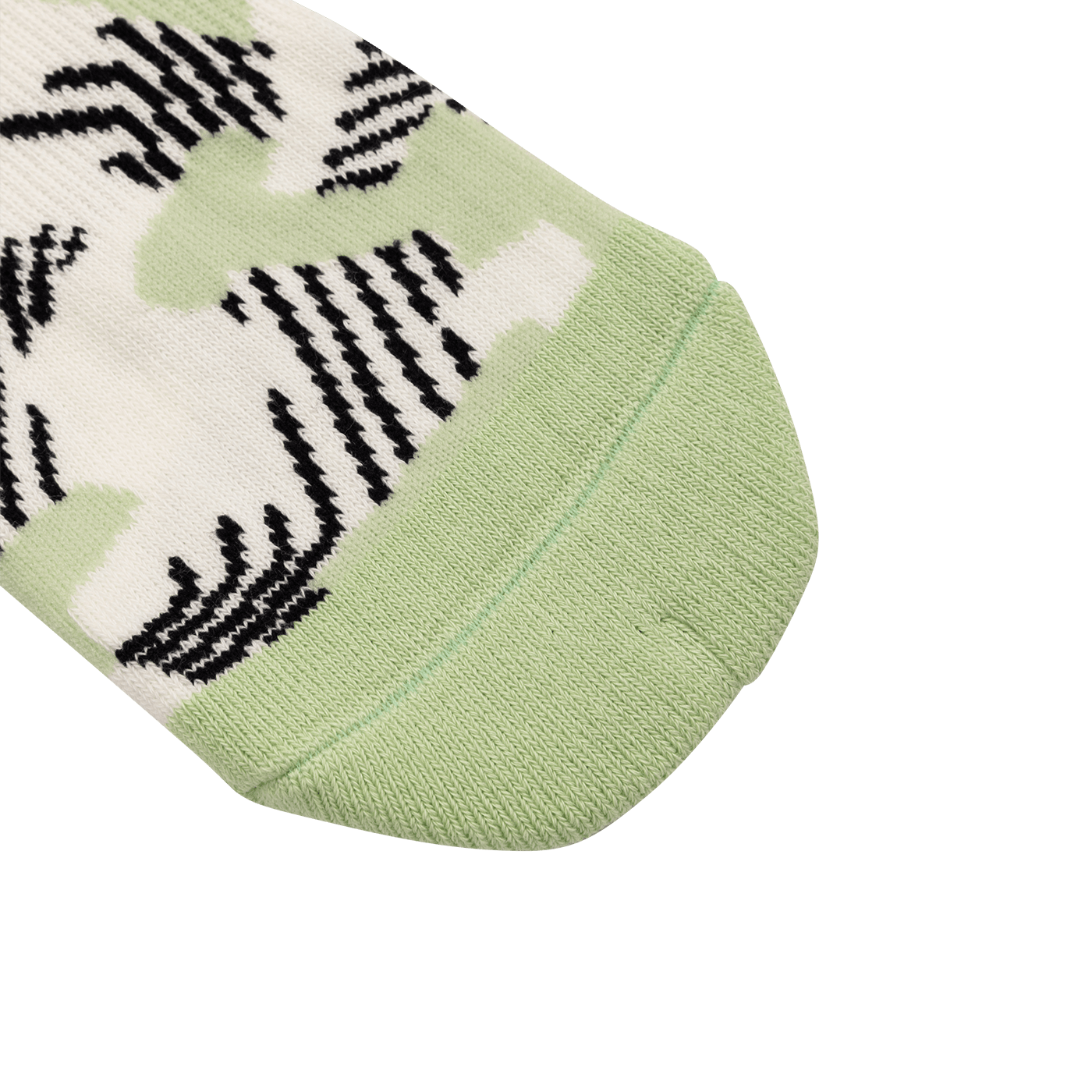 BURGTEC PATTERNED -sukat, valkoinen/vihreä