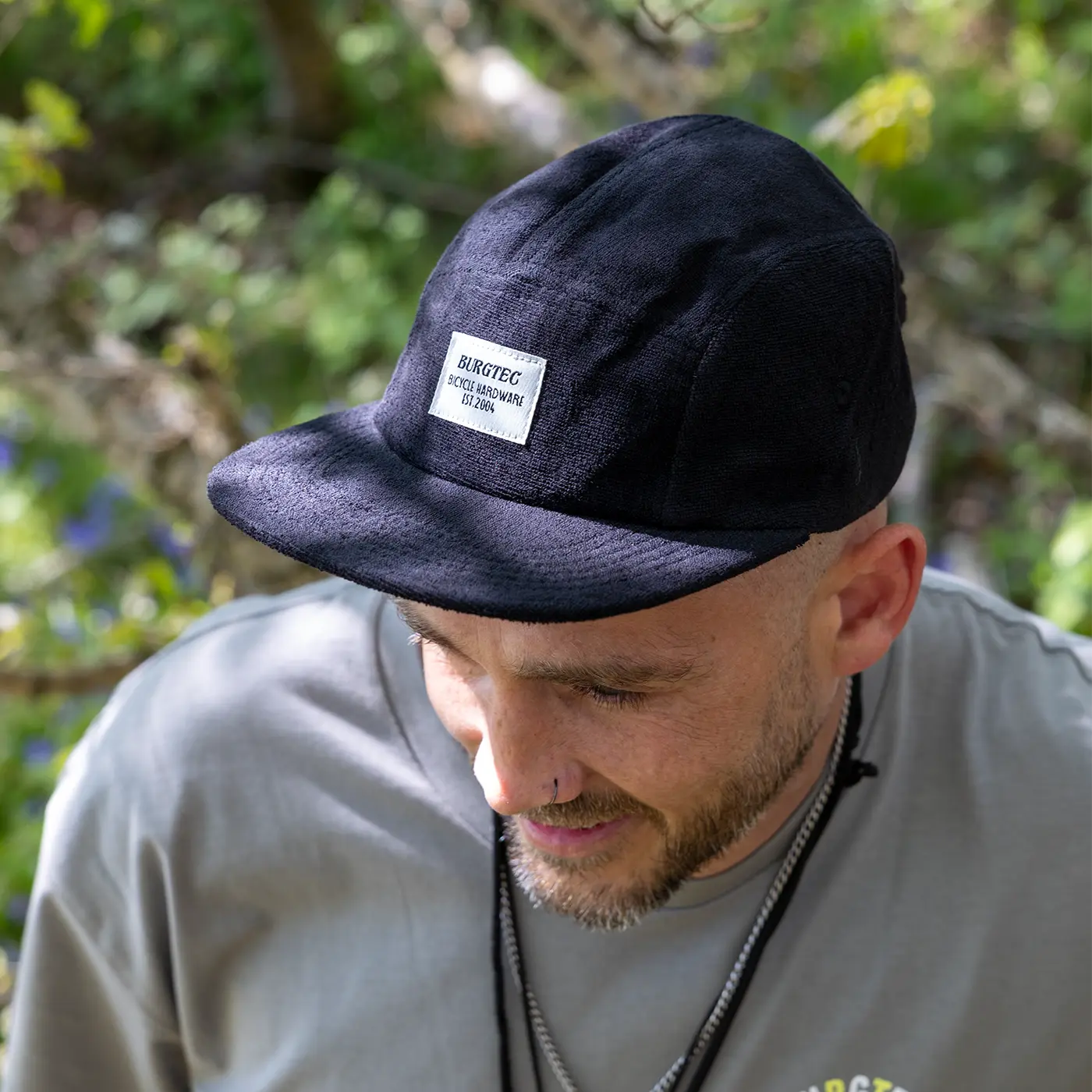 BURGTEC ARCADE FIVE PANEL -lippalakki, musta