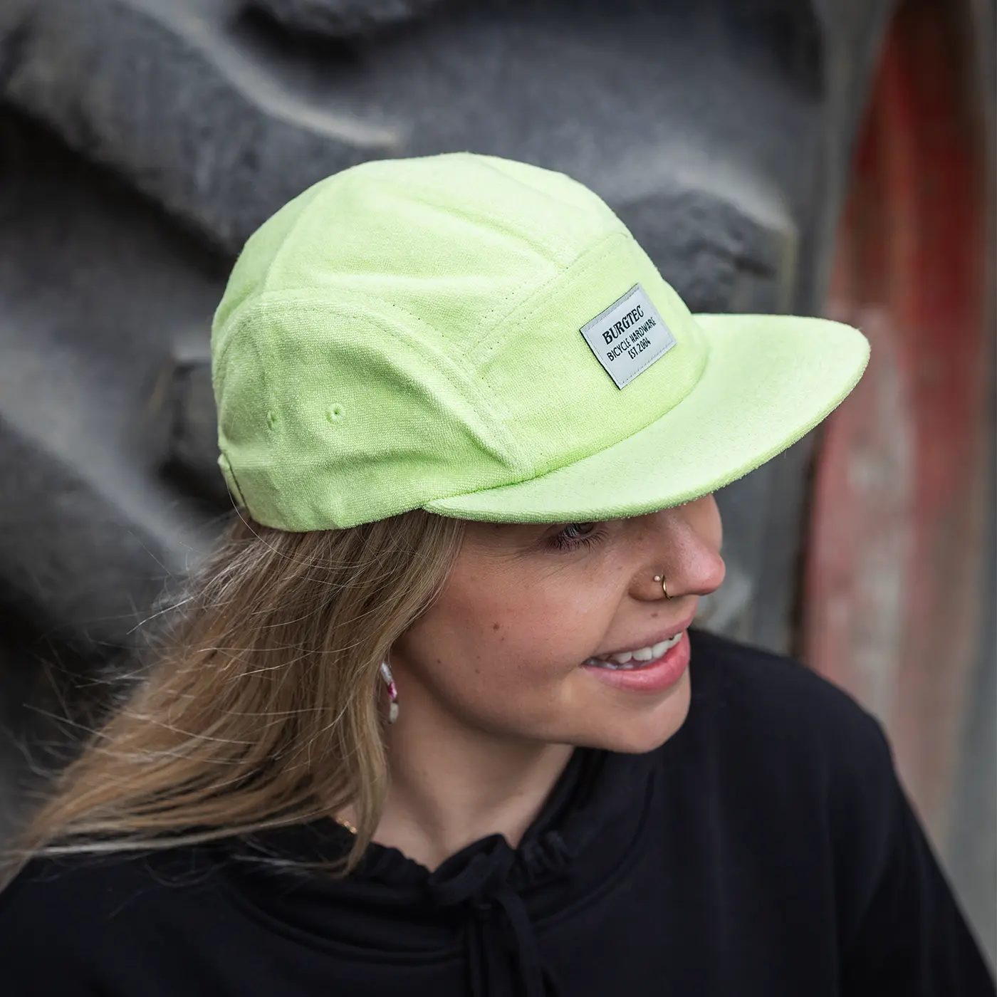 BURGTEC ARCADE FIVE PANEL -lippalakki, vihreä