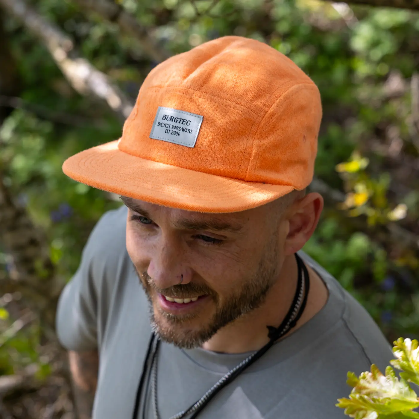 BURGTEC ARCADE FIVE PANEL -lippalakki, oranssi