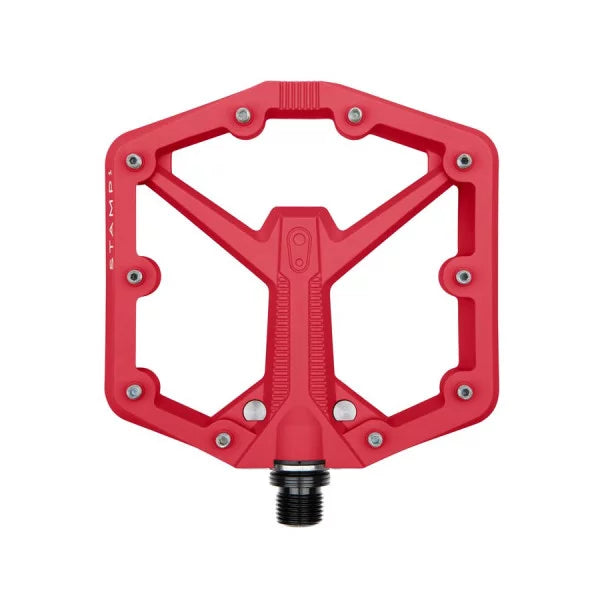 Litteät polkimet CRANKBROTHERS STAMP 1 Gen2 Suuri punainen