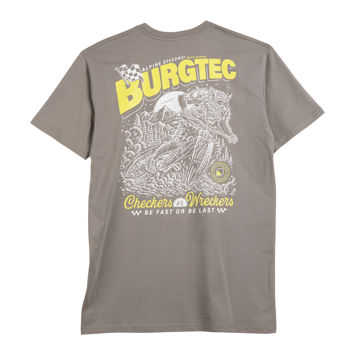 BURGTEC ALPINE SPEEDWAY -T-paita, harmaa