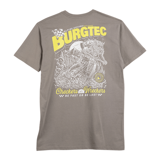 BURGTEC ALPINE SPEEDWAY -T-paita, harmaa