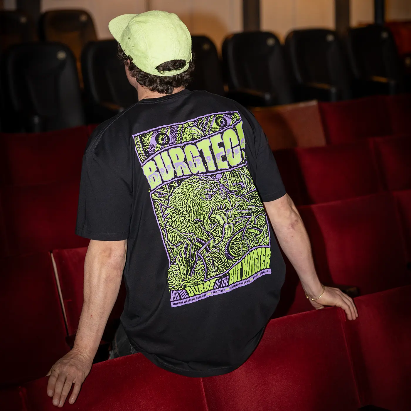 BURGTEC RUT MONSTER -T-paita, musta