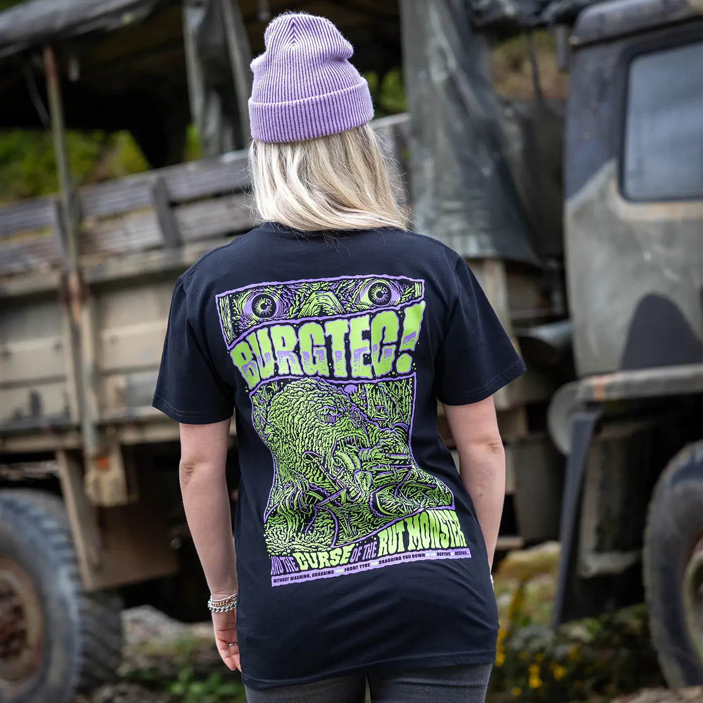BURGTEC RUT MONSTER -T-paita, musta