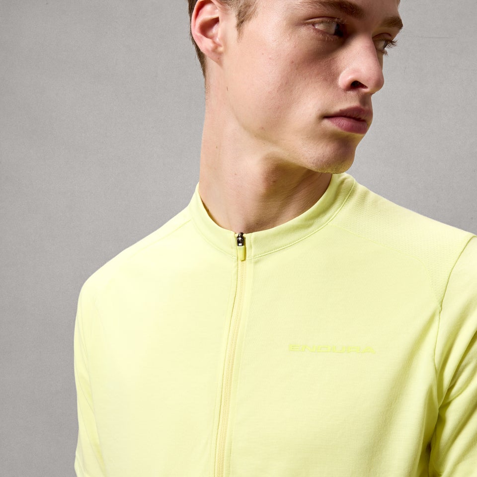 ENDURA LOOP ZIPPED lyhythihainen öljykasvijersey