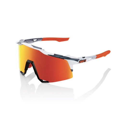 Lunettes 100%  SPEEDCRAFT SOFT Blanc/Gris Hiper Mirror Rouge