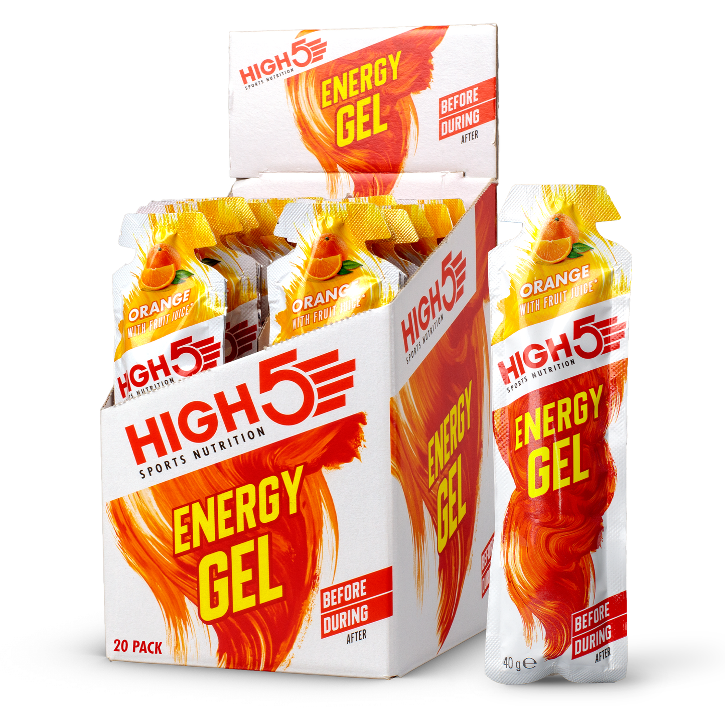 HIGH5 ENERGIAGEELI (40g) Oranssi (40g)